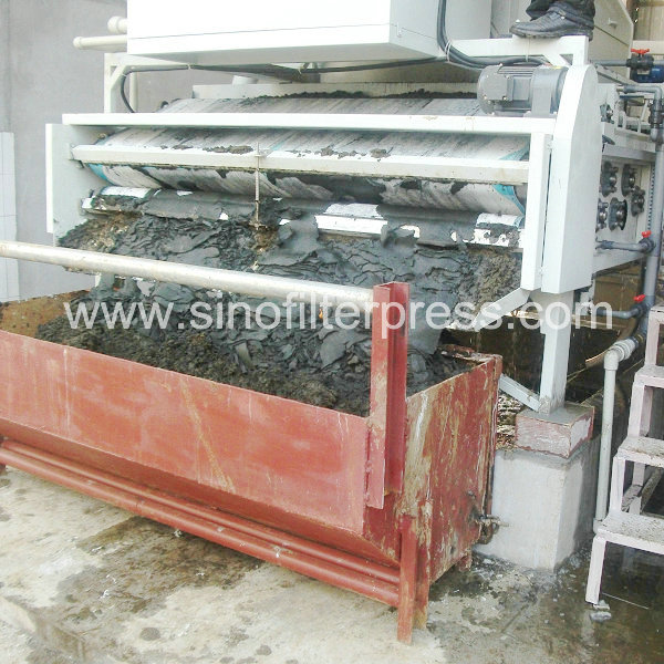 帶式壓濾機現場